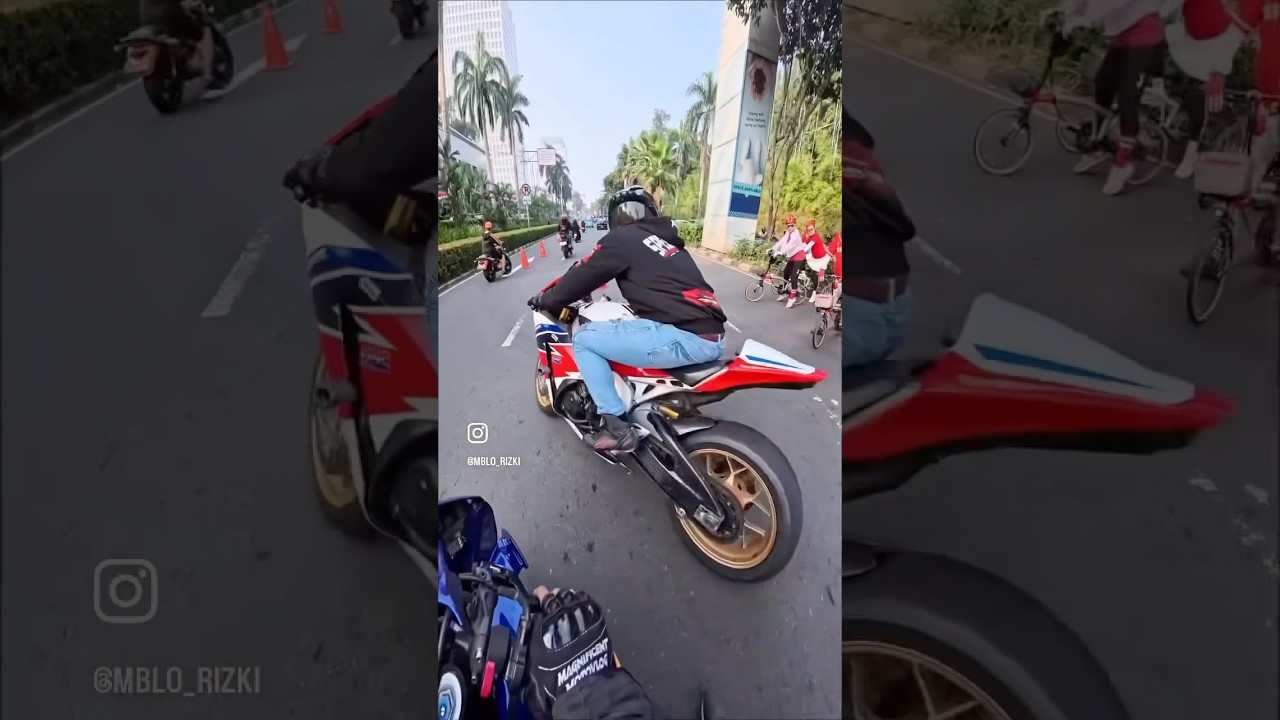 KEJADIAN LUCU DIJALAN RAYA❗️❗️WADUH CBR150 ❓