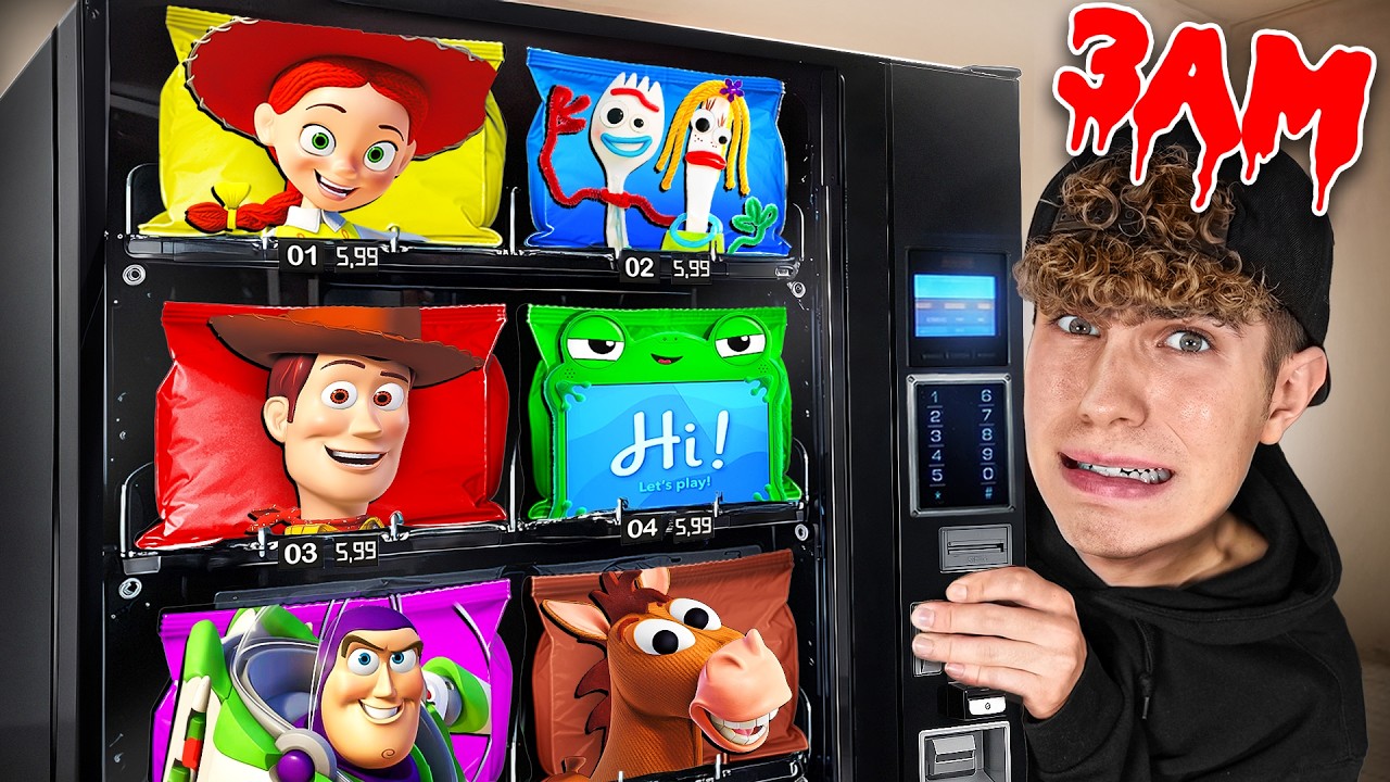 ÖFFNE NIEMALS TOY STORY 5 AUTOMAT MYSTERY BOXEN um 3 UHR!!