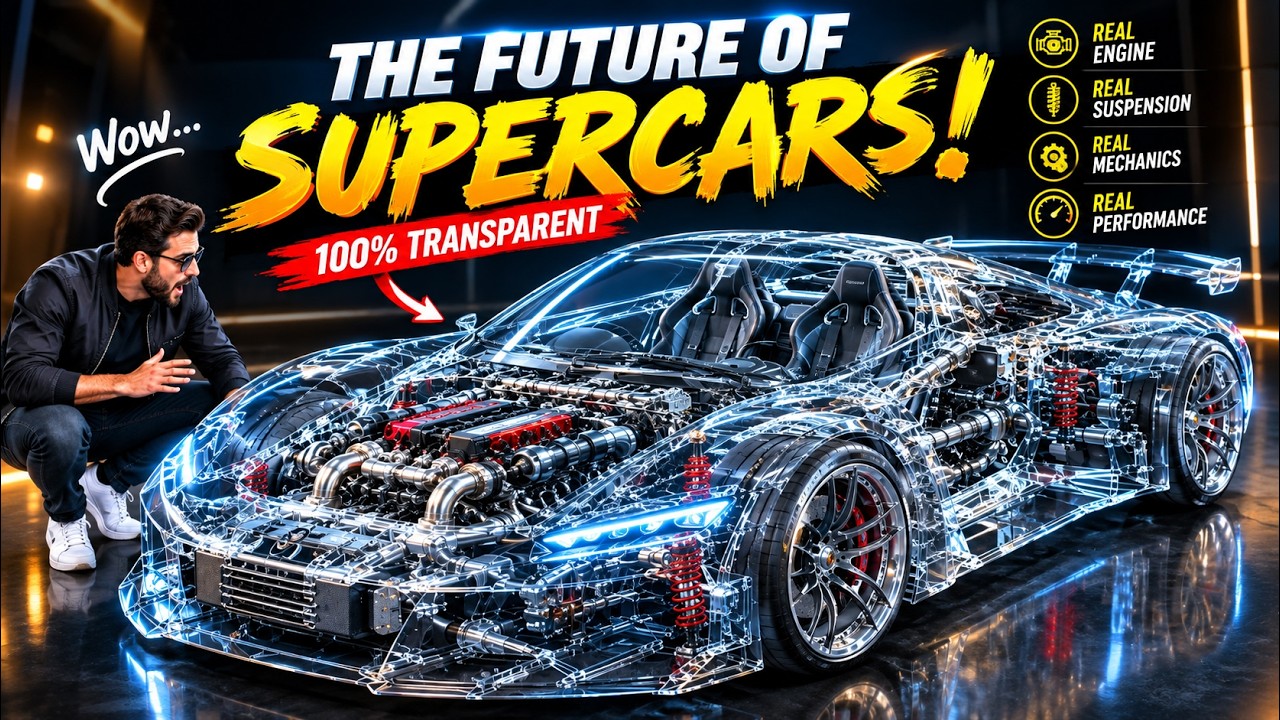 Transparent Glass Hypercar Unleashed: The Future of Supercars 🚀🔥