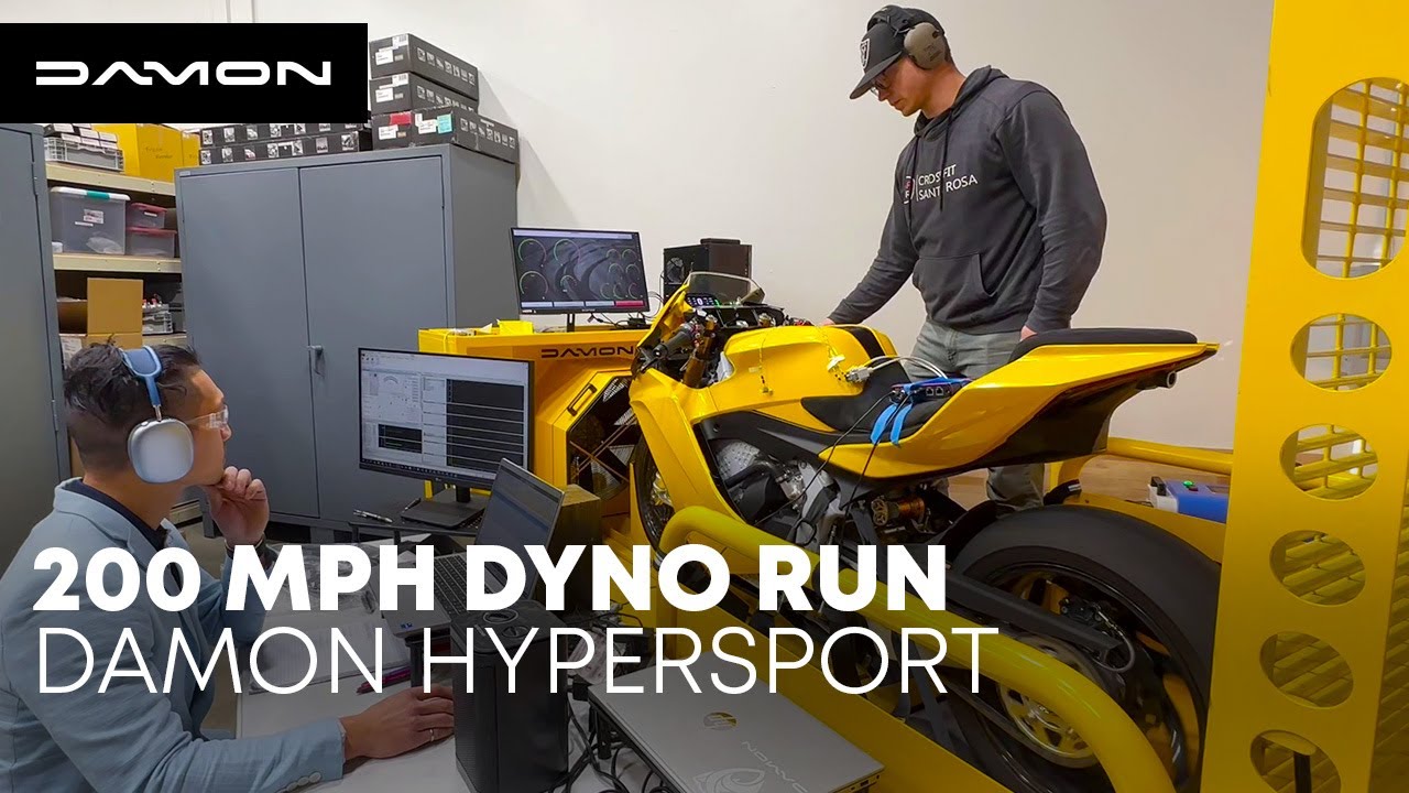 Damon Hypersport | 200 MPH Dyno Run
