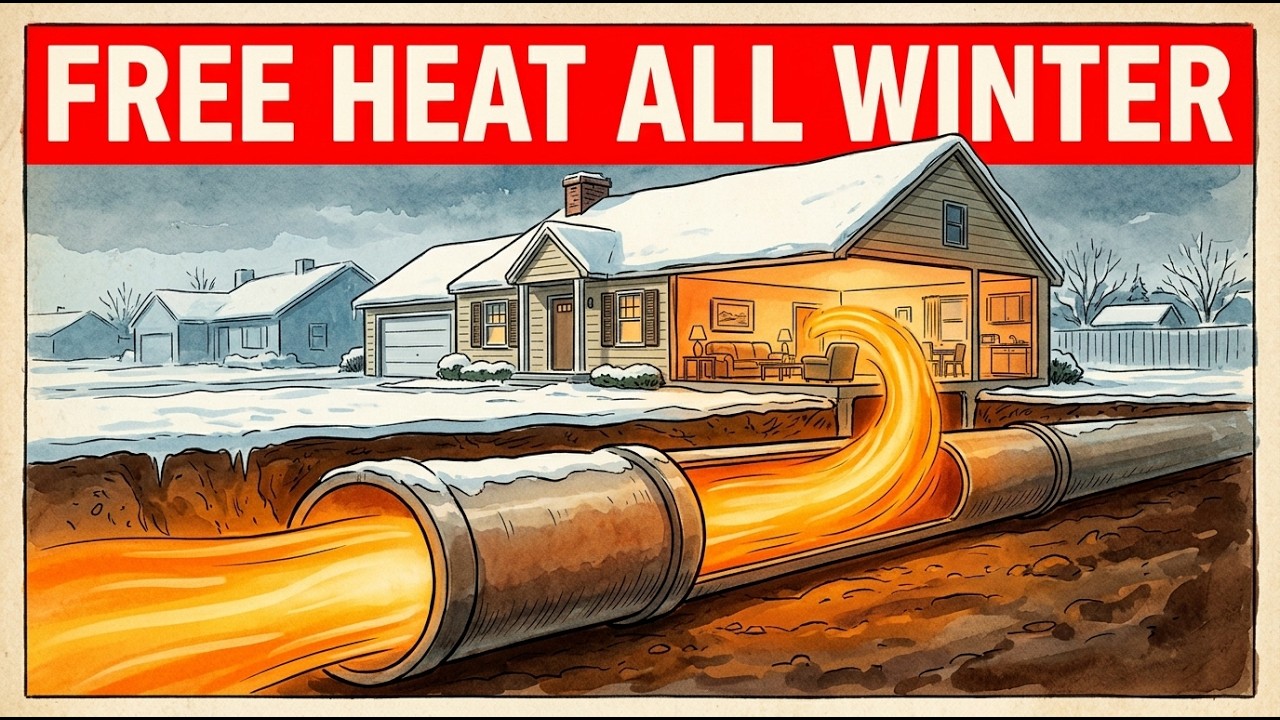 This $300 Tunnel Keeps Your Home Warm All Winter for FREE (Science Explained)