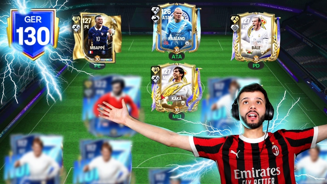 FINALMENTE PASSEI O GERAL 130 E MONTEI O MELHOR TIME DO FC MOBILE! 🤩⚡