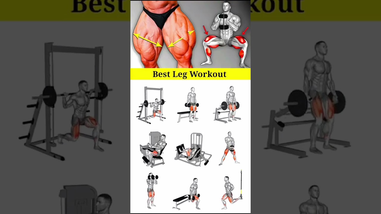 BEST LEG WORKOUT 💪🔥 | Build Bigger & Stronger Legs (Full Leg Day Gym Workout)