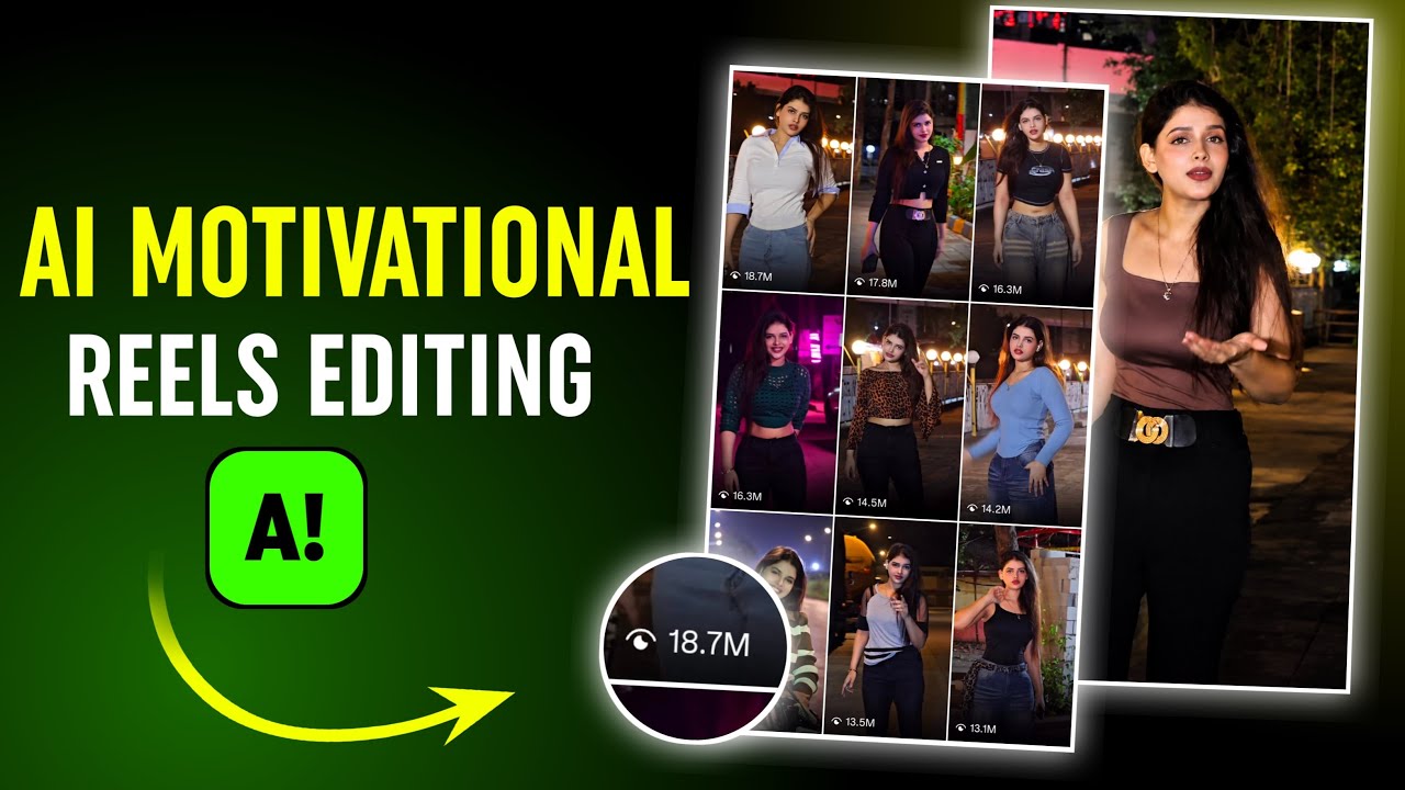 Trending Ai Motivational Reels Editing | Ai Se Instagram Reels Video Kaise Banaye