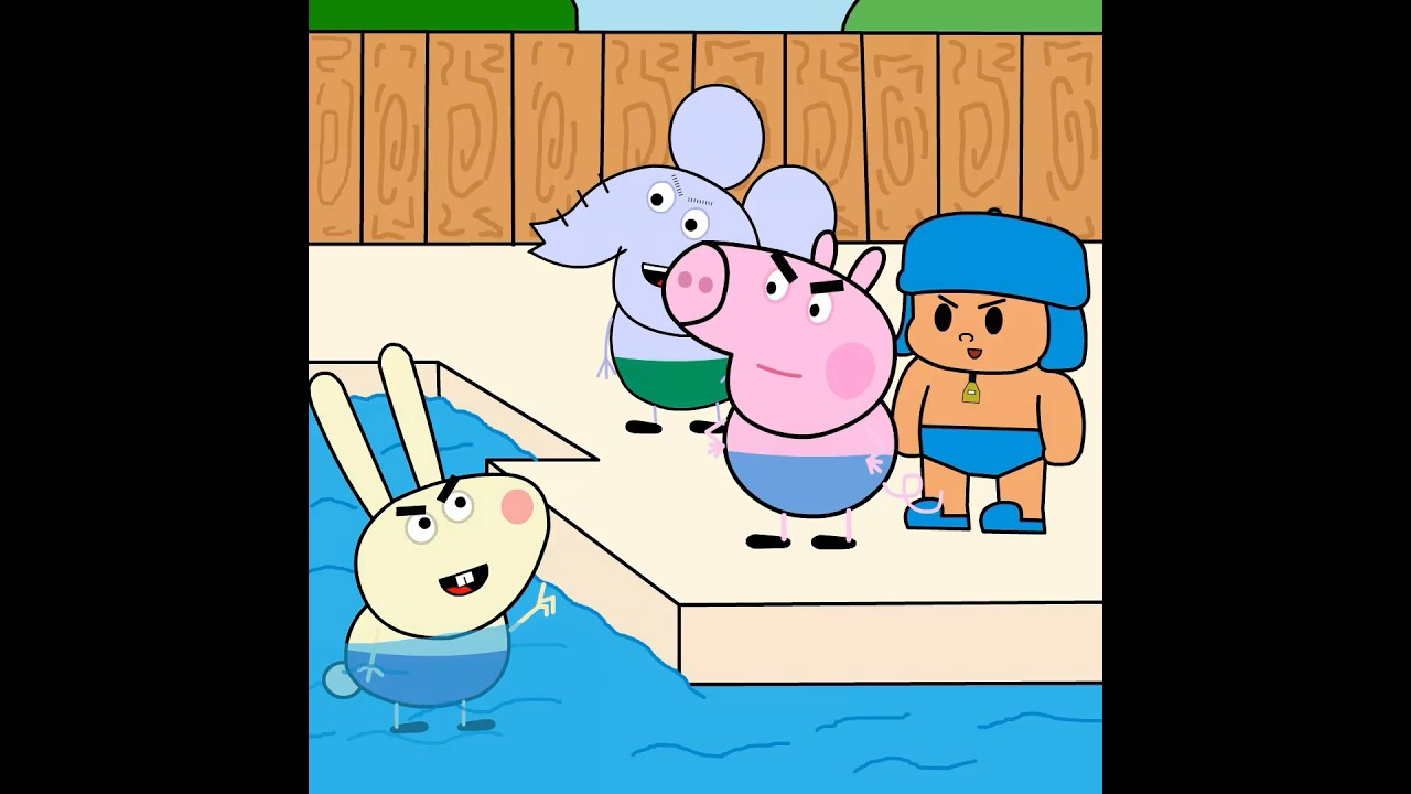 EL ÚLTIMO EN SALTAR ES G4Y ❌🤣 #peppapig