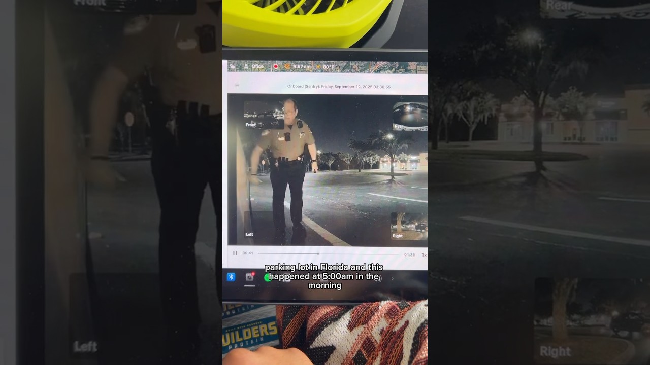 Cop Vandalizes My Tesla While I Slept Inside: Florida 📍
