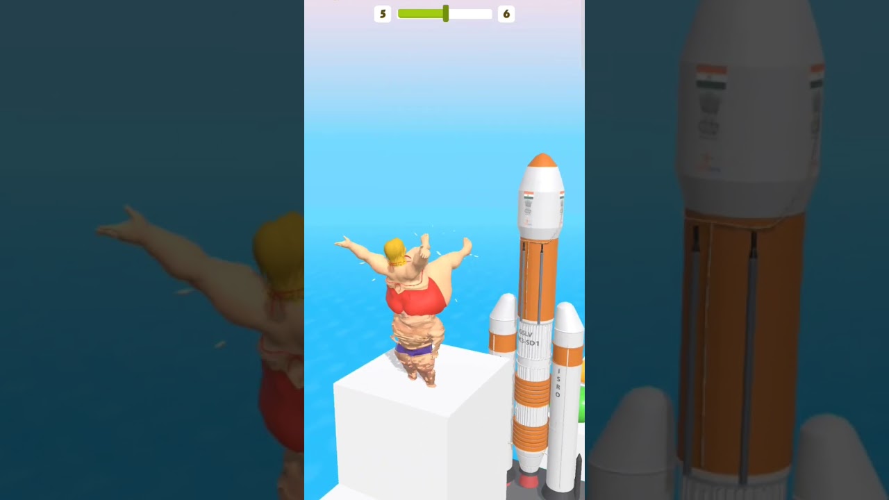 Squeezy Girl Level 5 Fun Reverse Jumping Gameplay #games #videogame #shortsfeed #trending #shorts