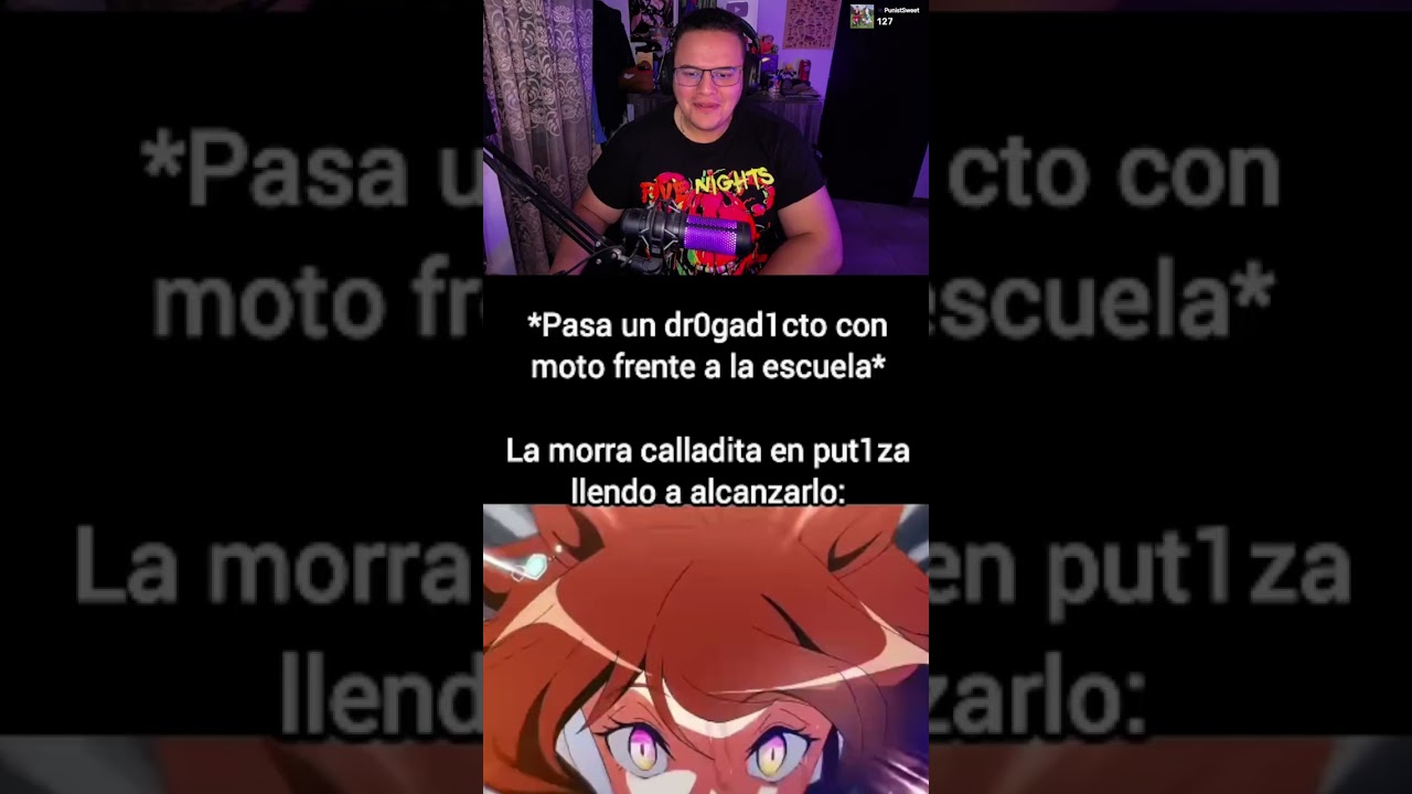 PASA EL DROGADICTO CON MOTO FRENTE A LA ESCUELA LA MORRA CALLADITA 😱 MEME 🤡