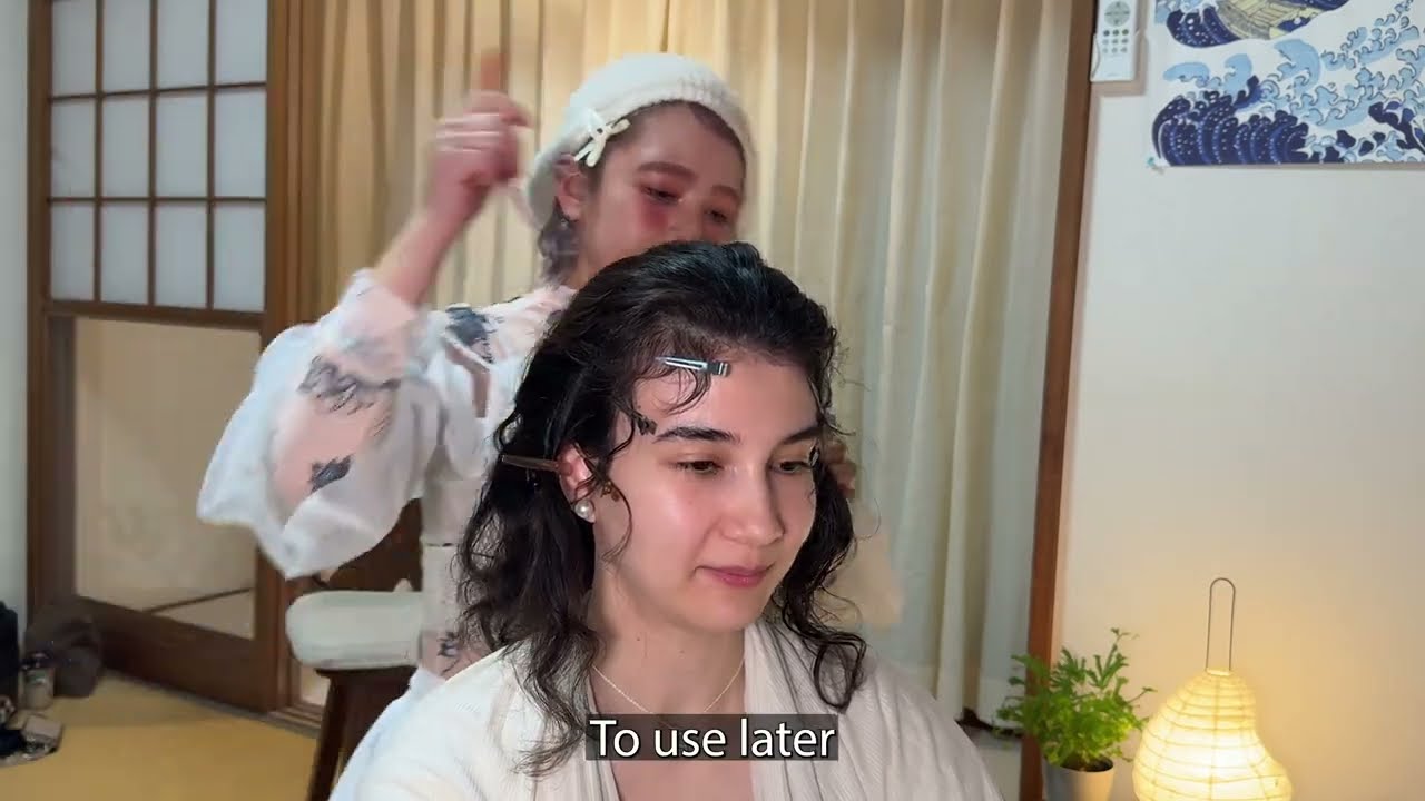(ASMR) I GOT MY HAIR STYLED BY COOLEST HAIR ARTIST (little life story)