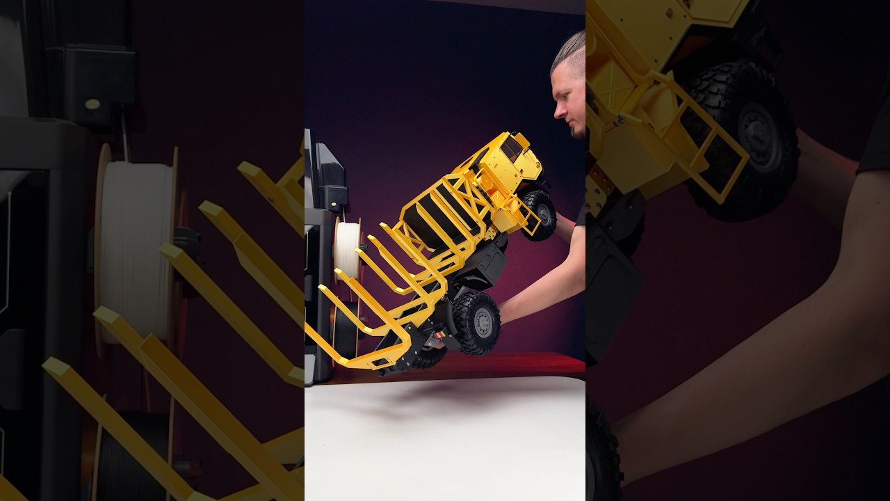 Another addon for the 3d printed RC Tatra - a Logbunk. Printed with Elegoo Centauri Carbon 2 Combo.