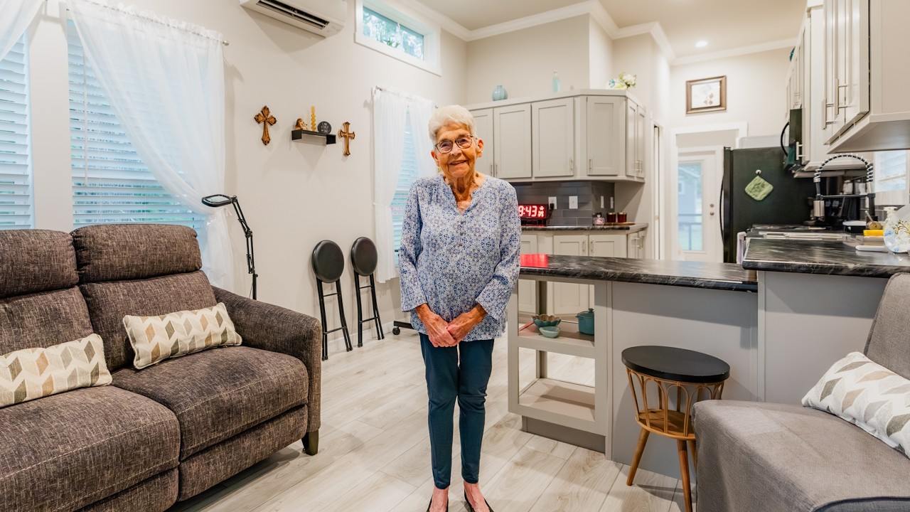 Her Tiny Home on Social Security: No Loft, No Stairs, No Mortgage