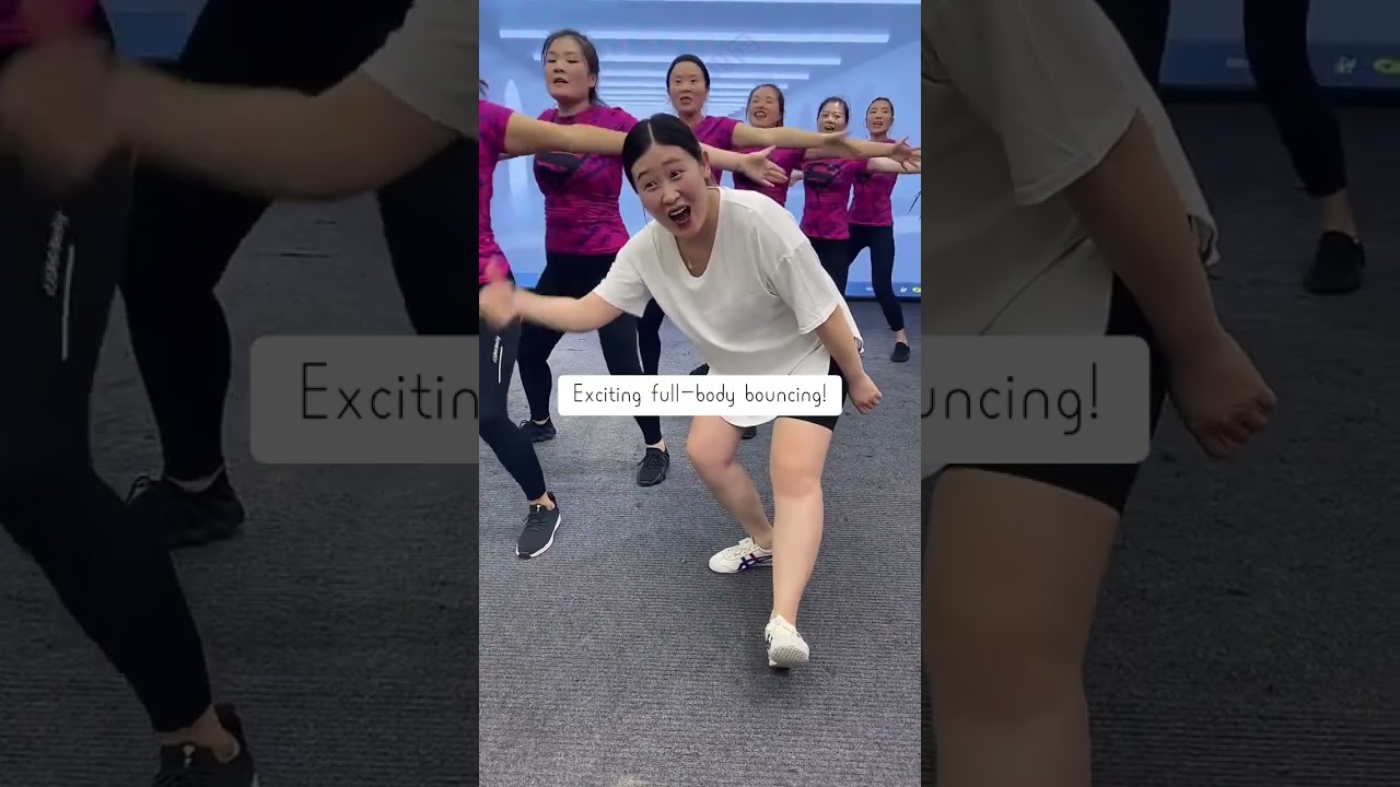 Wanyomori's Reboot😁👌! Full-Body Bounce Zumba With Open Arms to Melt 100% Belly Fat. 🥰🔥✨ #Shorts