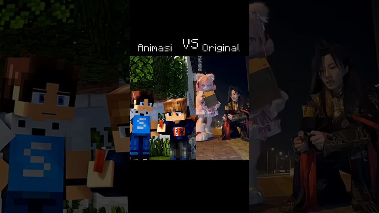 [Animasi VS Original] Ketika Salah Lempar #animasi #minecraft #indonesia