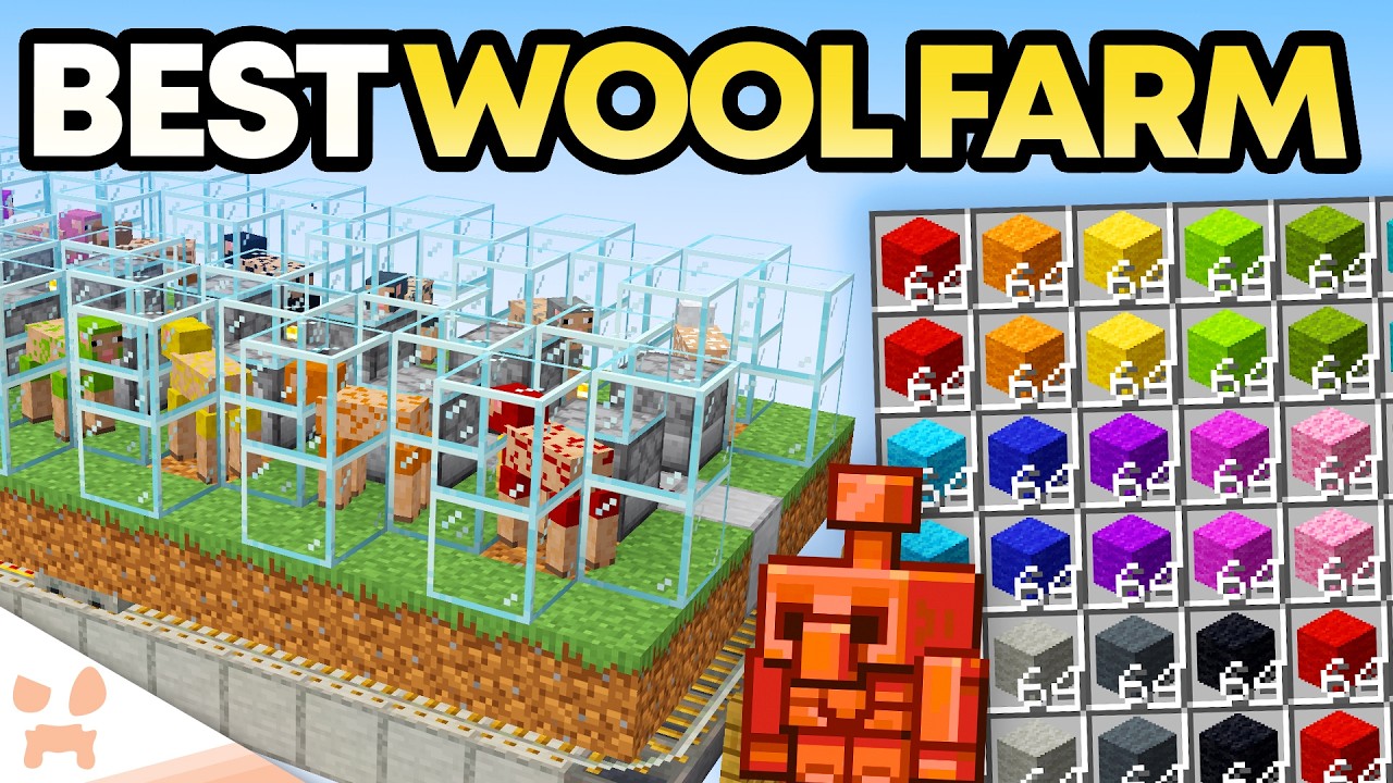 NEW BEST & EASIEST WOOL FARM FOR MINECRAFT 26.3+ IS HERE!