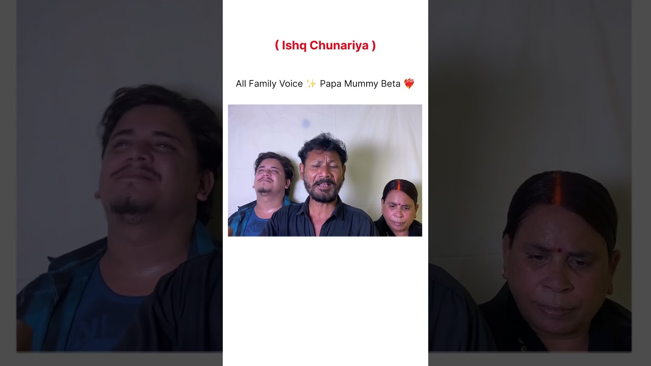 Ishq Chnariya❤️ #singing #withfamily