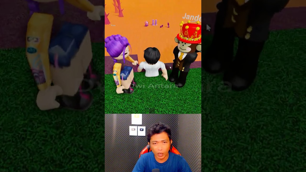 jinu rumi jandel bagian tubuhnya di gurun pasir #shorts #roblox #dwiantara