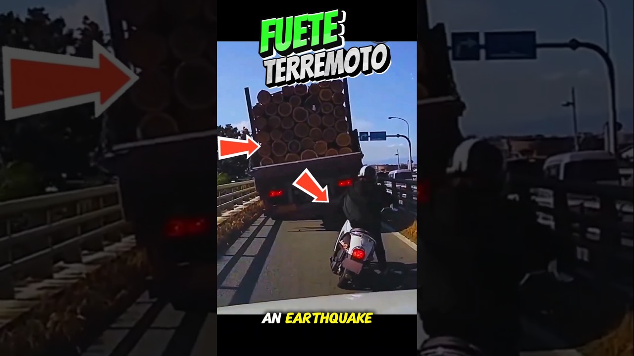 ¡TERROR EN EL PUENTE! 😱 #Earthquake #Viral #Terremoto #China