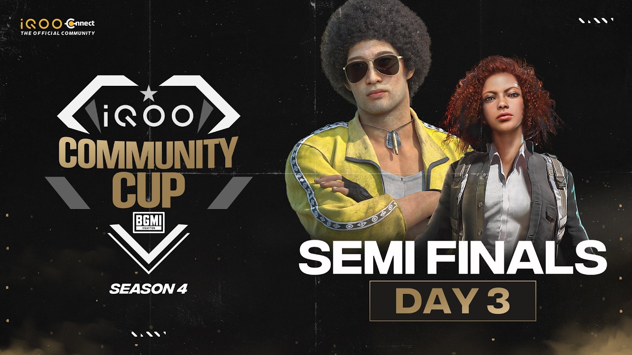 iQOO Community Cup Season 4 | SEMI FINALS – GROUP 1 | 21 APRIL 2026🔥 #iQOOCommunityCup