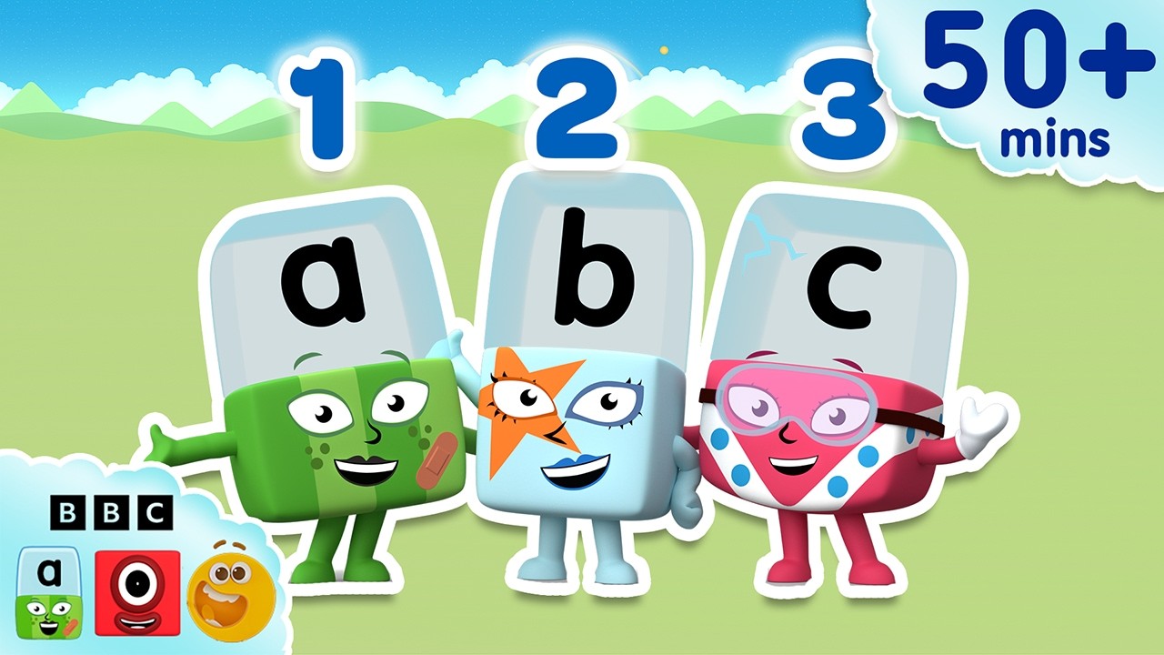 How Many Letters are There? | Learn to Read and Write Compilation | ABCDE | Alphablocks