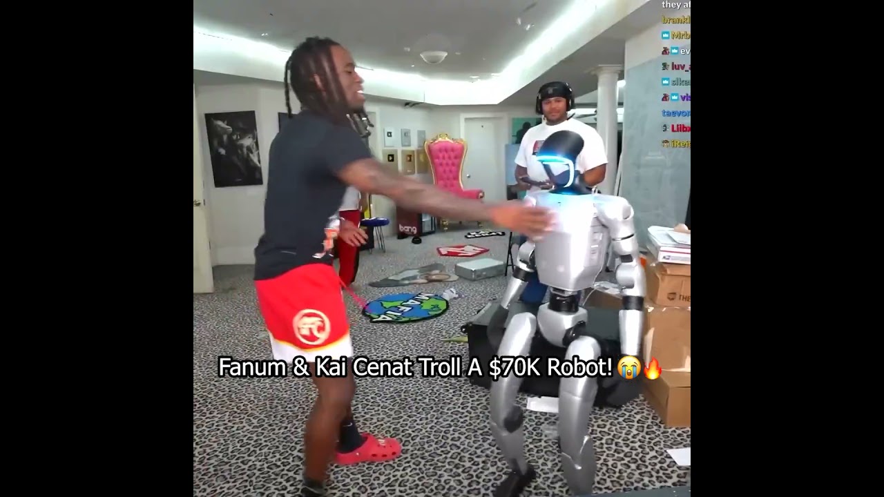 Fanum & Kai Cenat Troll A $70K Robot!😭