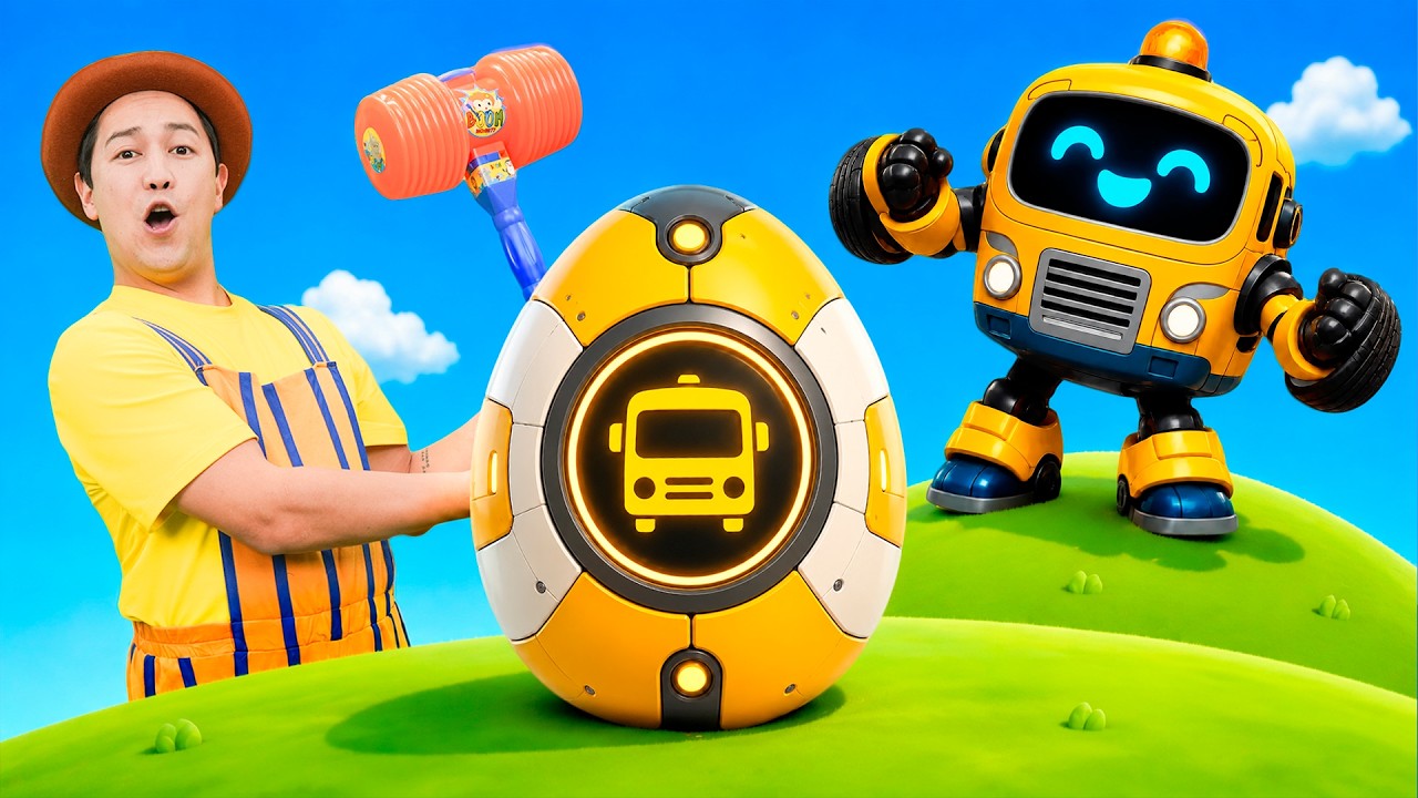 Robot Surprise Eggs 🤖🥚 +MORE | TigiBoo Nursery Rhymes
