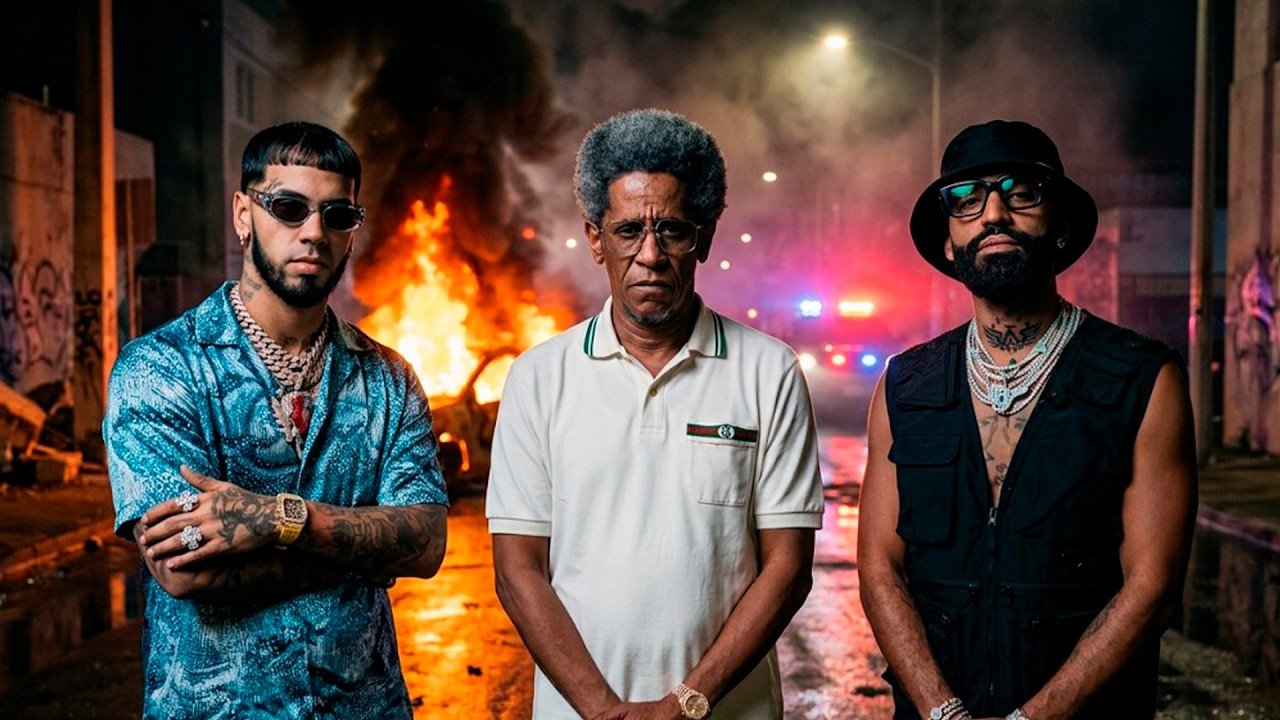 Tego Calderon, Anuel AA, Arcangel - Sin Hacer Ruido (Official Music Video)