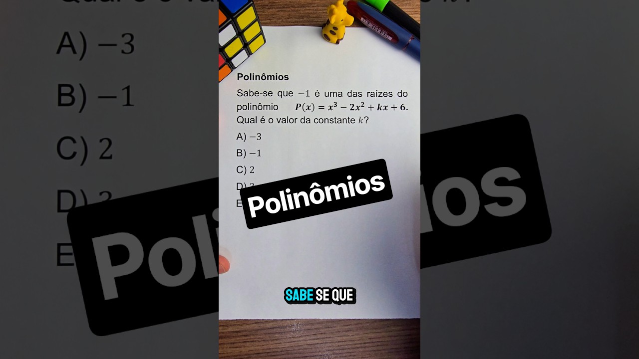 Polinômios #matematica #concursos #ensinomedio