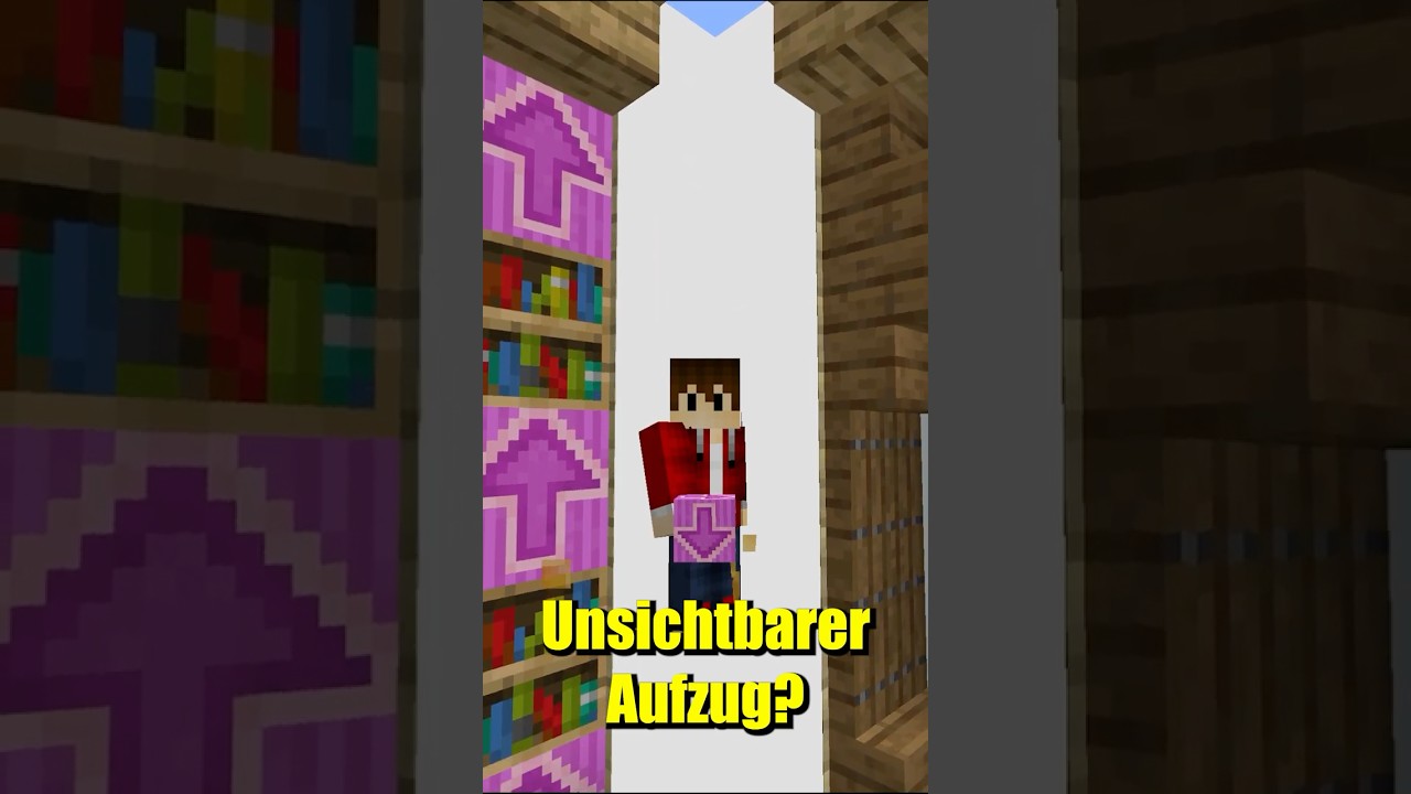 Unsichtbarer Aufzug | #larslp #minecraft #minecrafttutorial