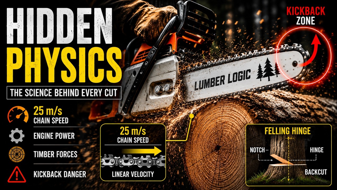 The Hidden Physics of a Chainsaw (Most People Never Learn This)