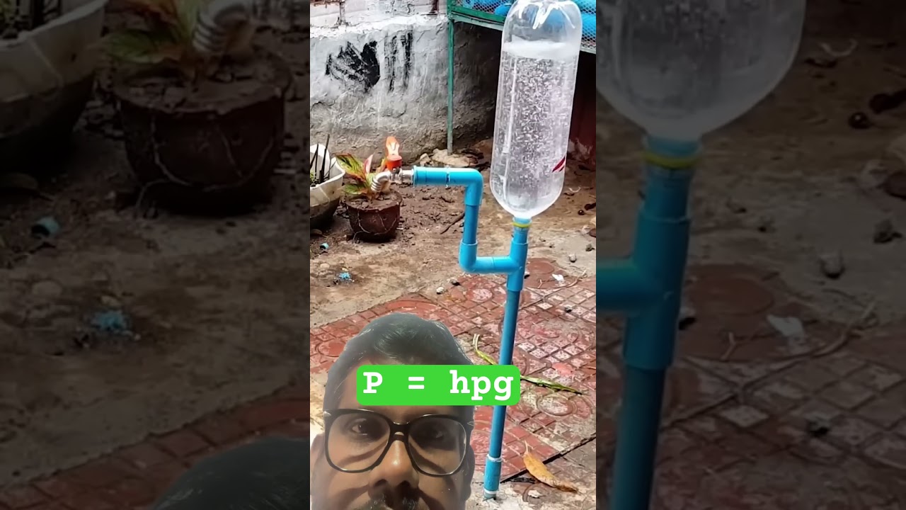 Water 💦 pressure #physics #physicsintamil #physics #water @MrPhysicsPM