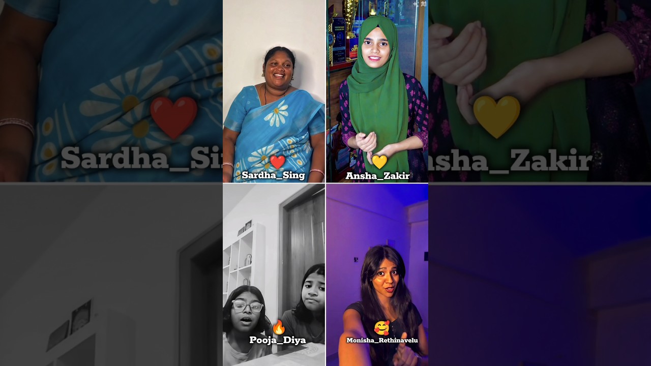 Koodappirannor 🥰 | Sardha Sing X Ansha Zakir X Pooja Diya X Monisha #viral #singing #fyp #shorts