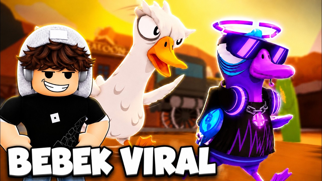 PERTAMA KALI MAIN BEBEK VIRAL LANGSUNG BELI SKIN BERBAYAR ! ROBLOX