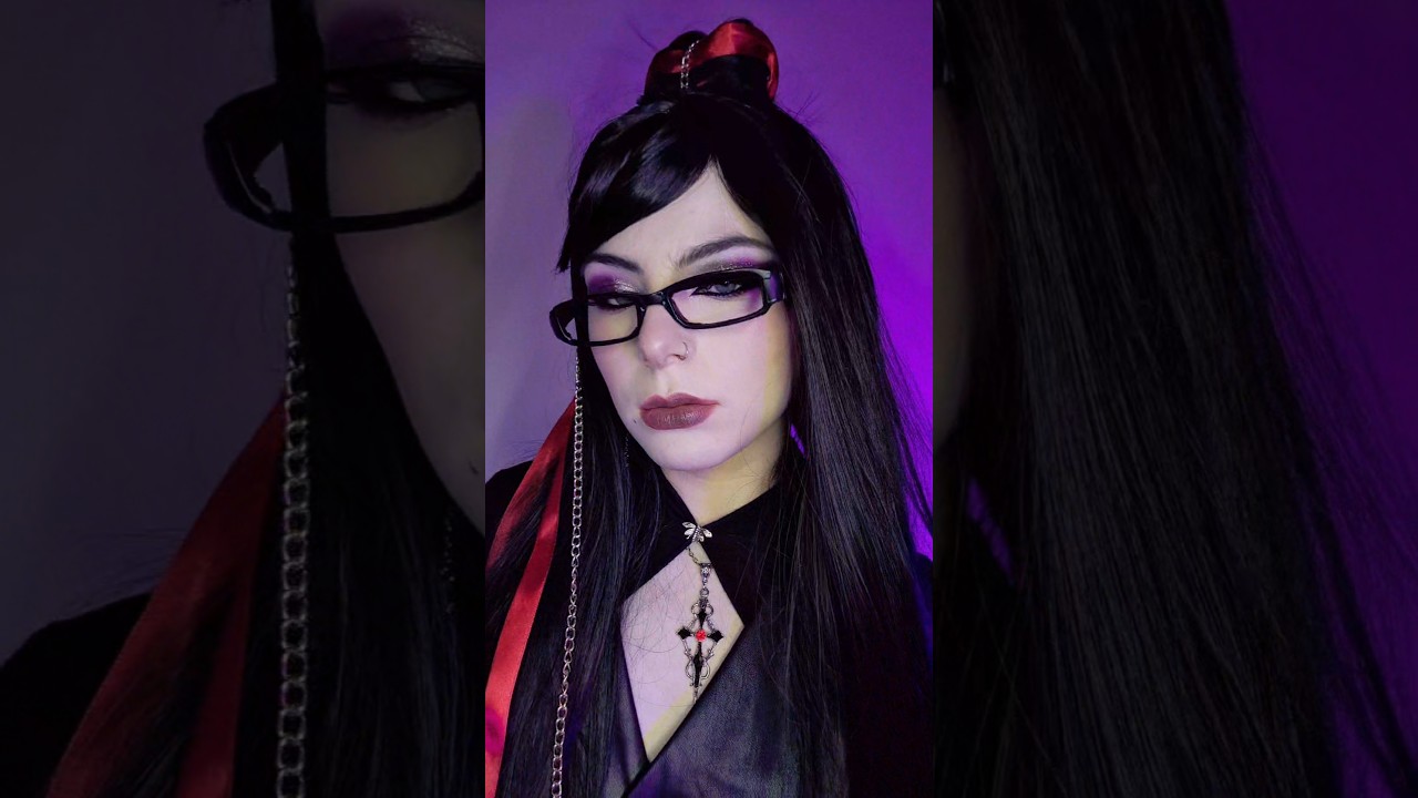 Bayonetta transition 💔🕷 #bayonetta #bayonettamakeup #makeuptransformation #makeuptransition