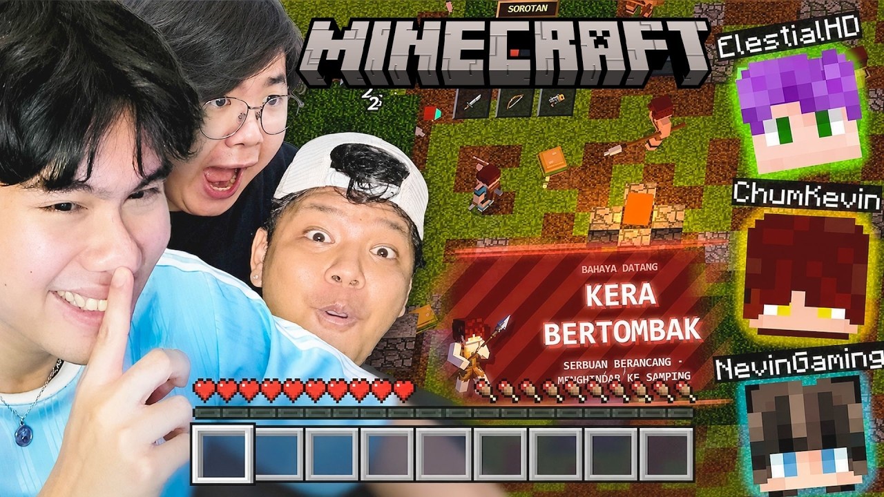 Gw CHALLENGE LAPERGANG Buat Bikin Game MINECRAFT IMPIAN Mereka .. (COMBOS FUN)