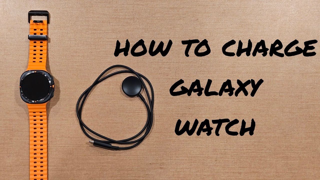 How to charge a Samsung Galaxy Watch Ultra