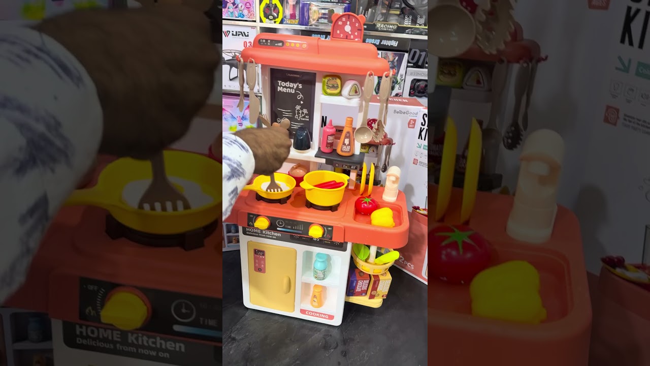 52 Pcs Spray Kitchen Set | Interactive Accessories #kitchenset #kidsplay #pretendplay #kitchentoys