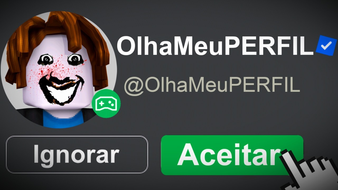 NUNCA ACEITE AMIZADE desse JOGADOR no ROBLOX..(sério)