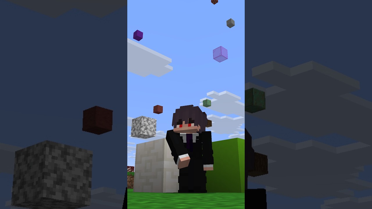 Minecraft, But blocks Fall From the sky...