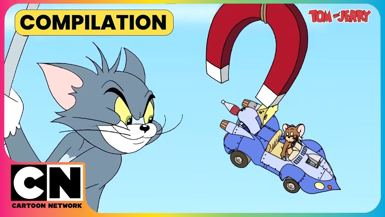 Buckle Up for a Crazy Ride!🏁🚗| Tom and Jerry😺| Cat & Mouse | Classic Cartoon😁| @cnindia ​
