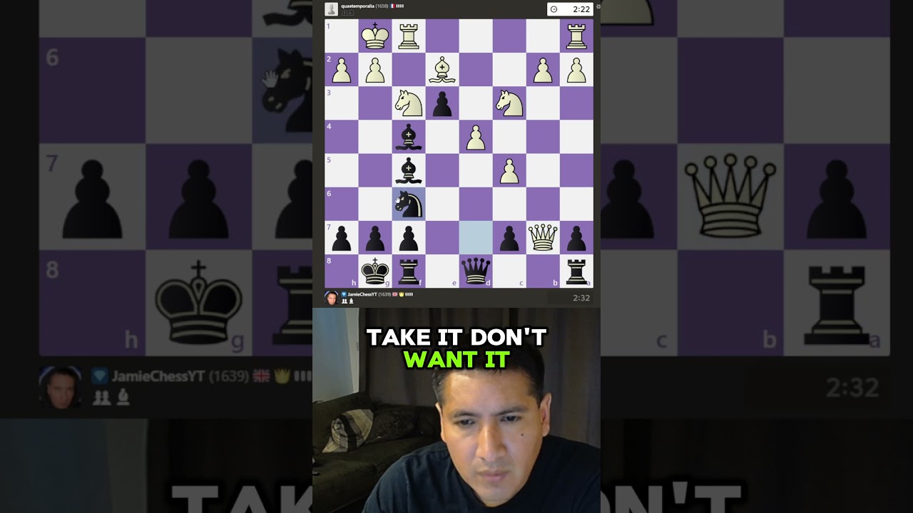 Taking on the tricky King's Gambit #chess #chessmaster #chessshorts #chesstactics #chessopenings