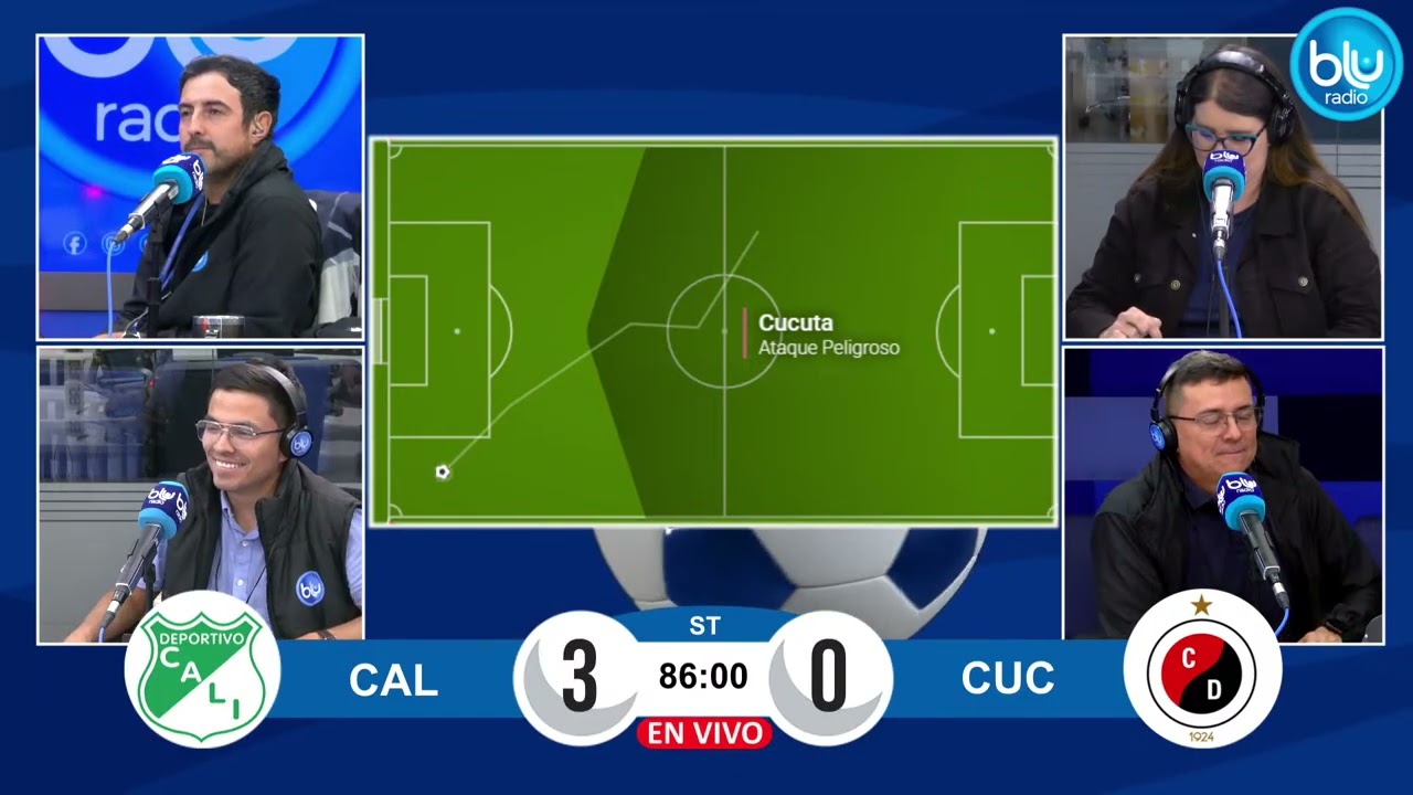 ¡DEPORTIVO CALI GOLEA 3-0 AL CÚCUTA DEPORTIVO! Rodríguez anota el tercero a favor del Azucarero