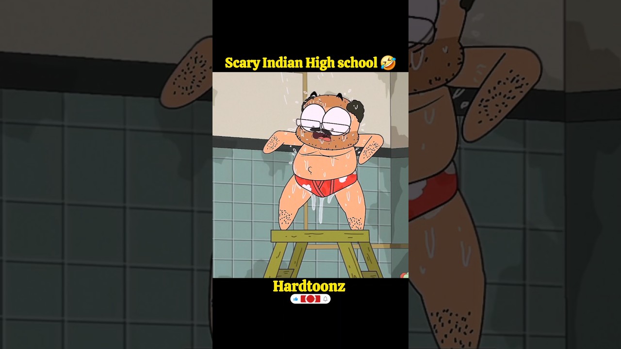 Scary Indian High school 🤣 | Hardtoonz #shorts #animation #viralvideo #shortsfeed #funnyvideo #funny