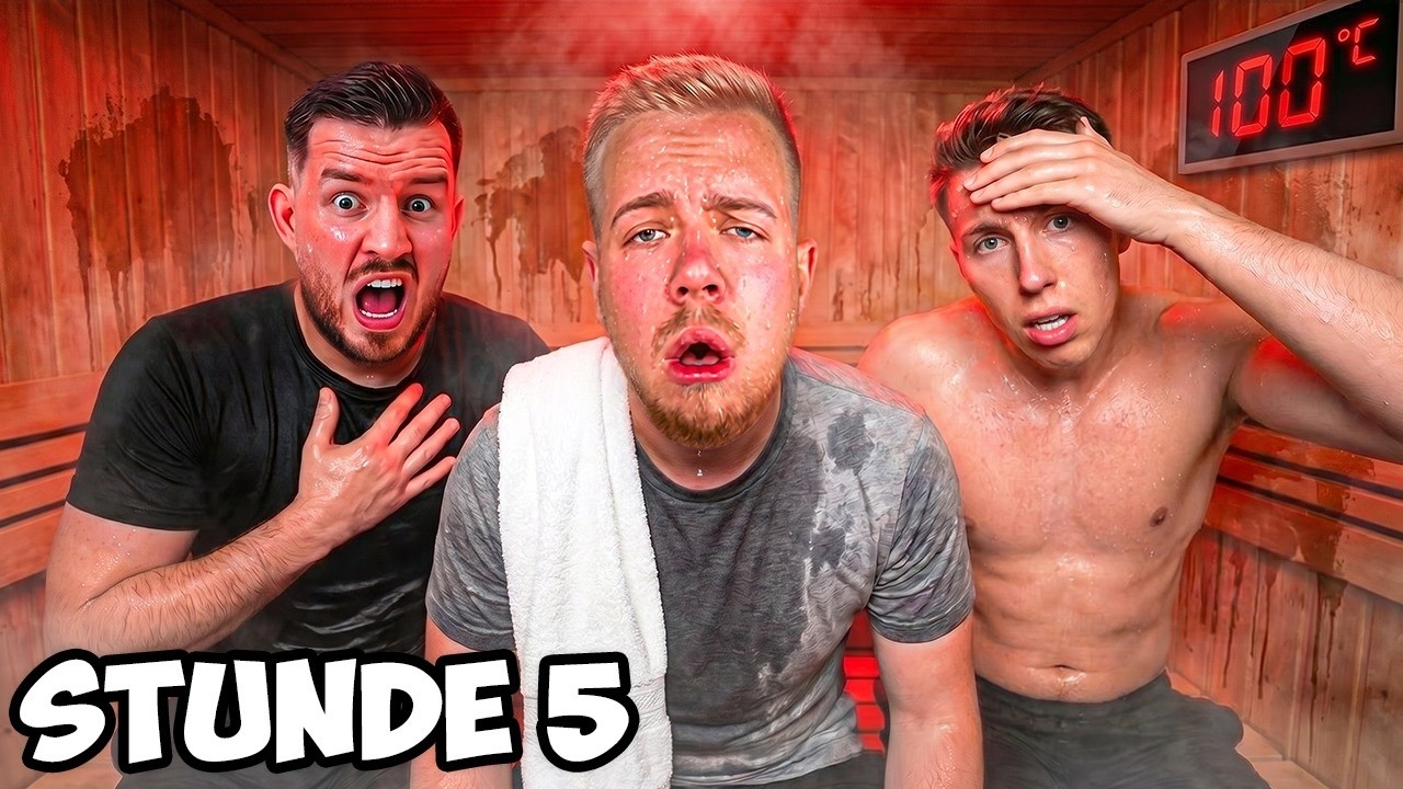 Wer am LÄNGSTEN in der SAUNA BLEIBT GEWINNT 1.000€! (mit iCrimax, Stanni usw..)