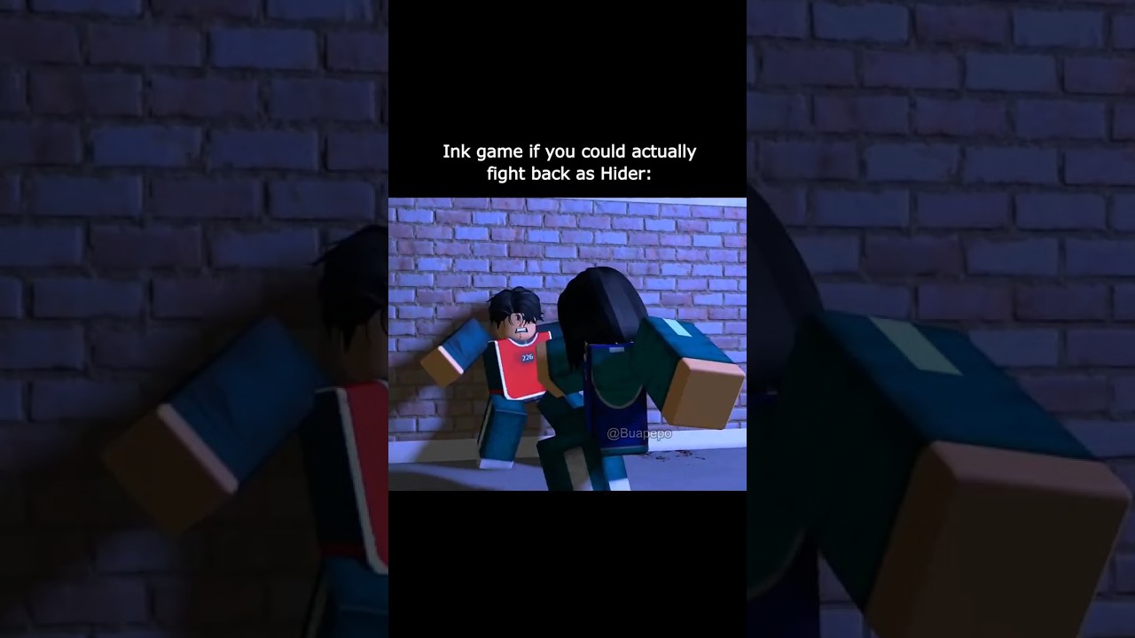 Killing as Hider. #roblox #animation #inkgame #shorts