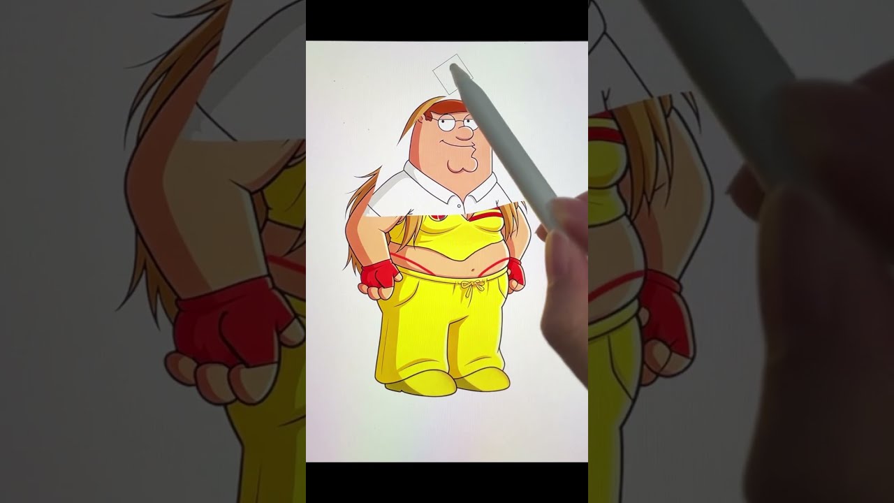 Creating Transformation Shakira x Peter Griffin #familyguy #short #tiktok #shakira #worldcup2026