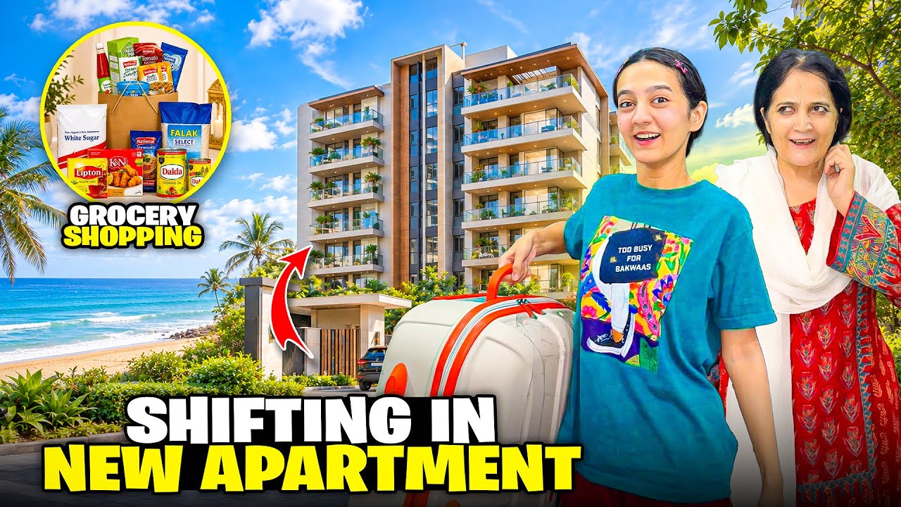 Shifting to My Dream Luxury Apartment 😍 | Grocery Shopping In Karachi 🛍️ | Sistrology