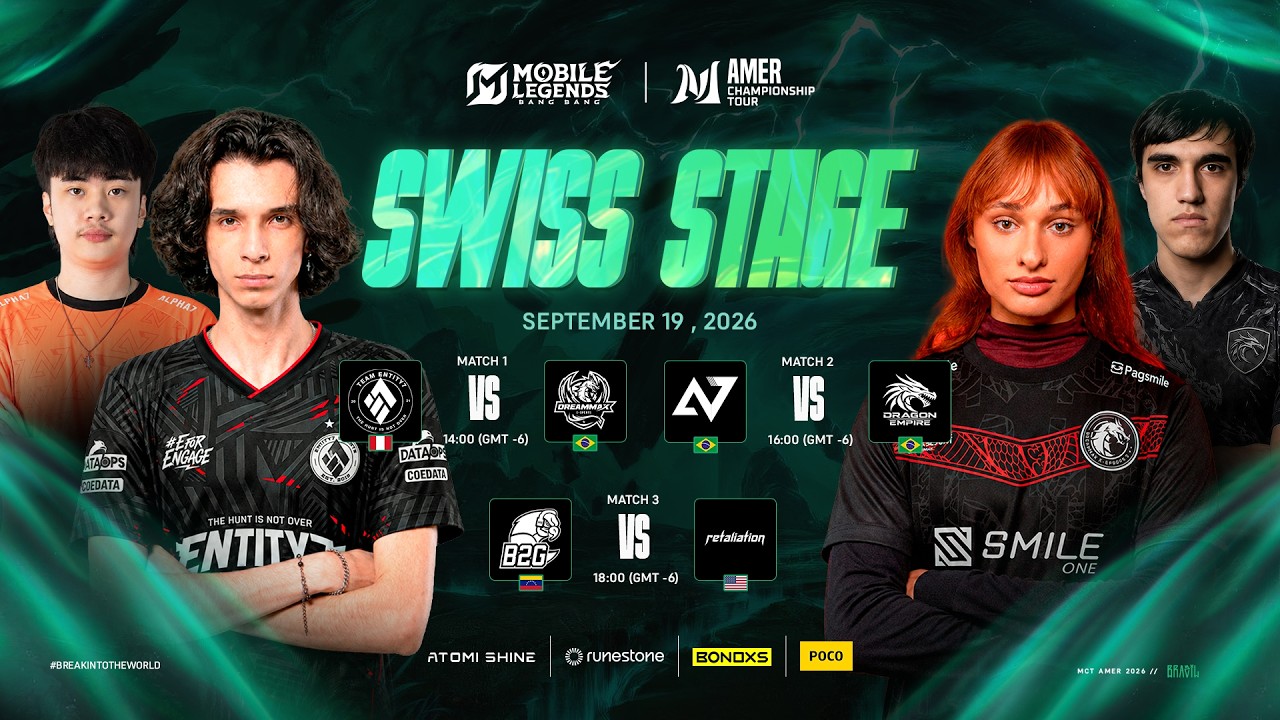 🔴 LIVE | MCT AMER Brazil - South & North | Swiss Stage - Day 5 [EN]