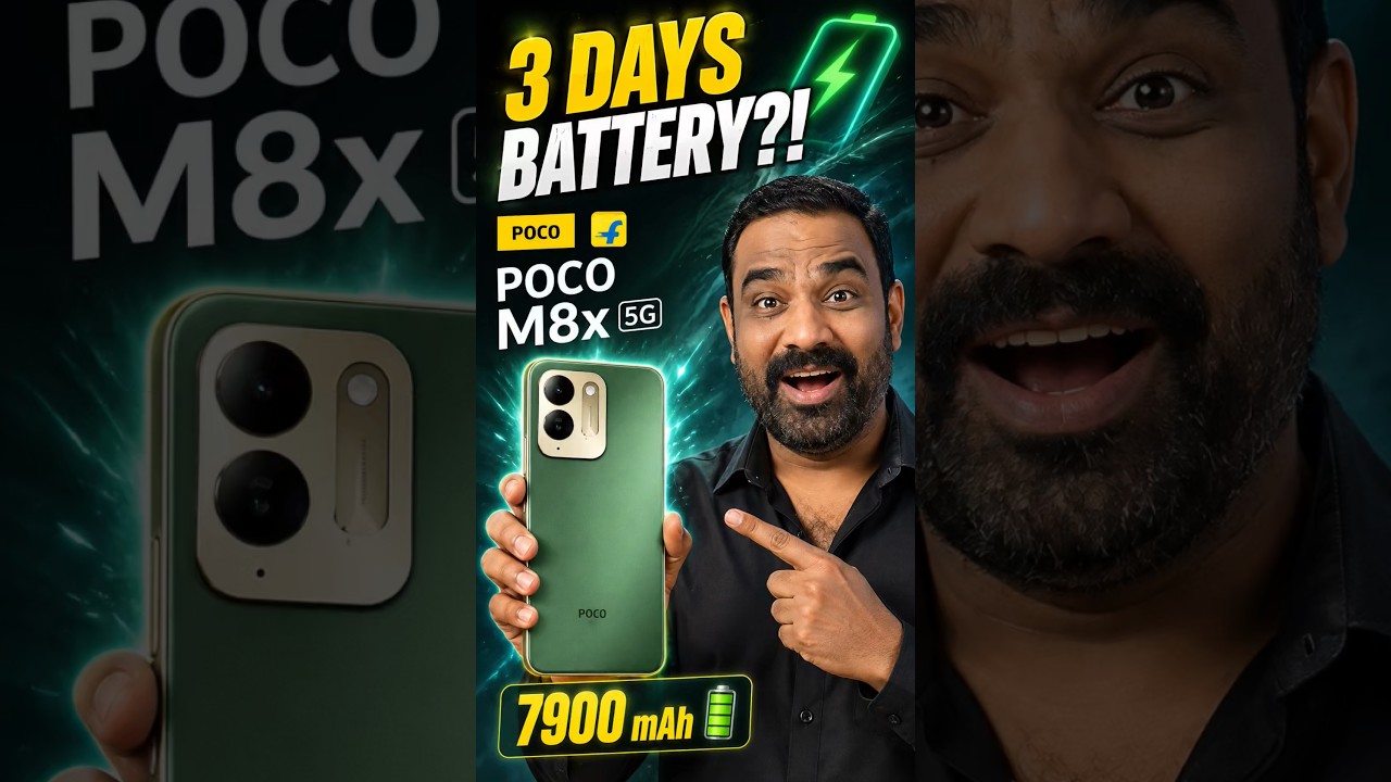 POCO M8x - 3 DAYS Battery😱 India's Cheapest Beast?