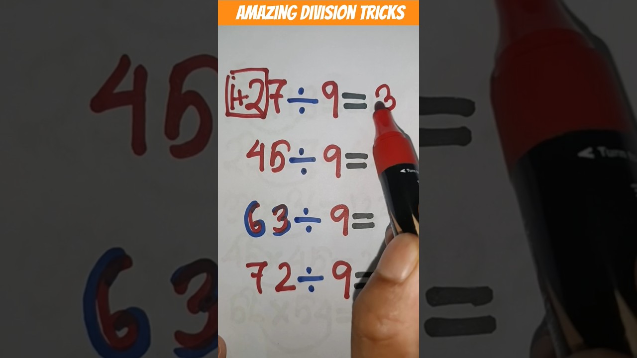 Amazing division tricks//Maths tricks//Easy maths tricks for division//Most popular maths tricks