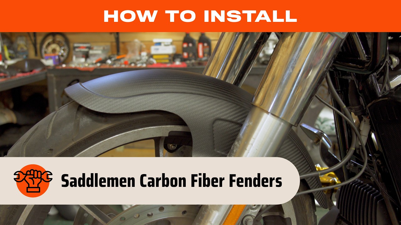 How to Install Saddlemen Carbon Fiber Fenders